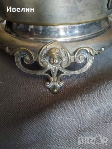 стара посребрена захарница арт деко, снимка 6 - Антикварни и старинни предмети - 32684839