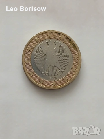 Здравейте продавам тази рядка  монета от 2002 това е немско евро 