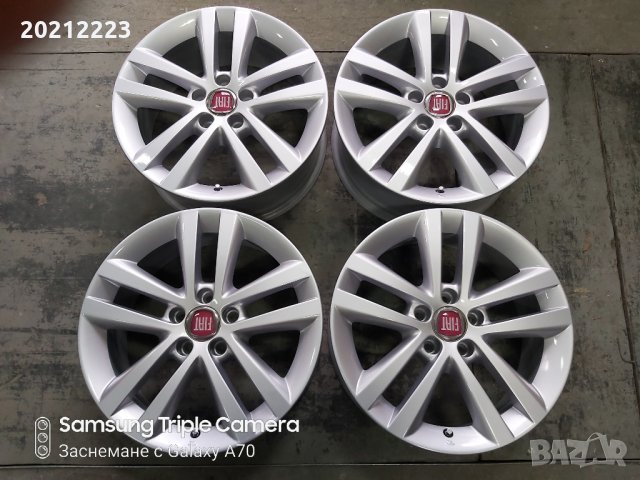4 броя алуминиеви джанти за Fiat Croma,Fiat 500X  17, снимка 3 - Гуми и джанти - 27654410