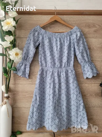 Рокля английска дантела H&M , снимка 7 - Рокли - 49463969