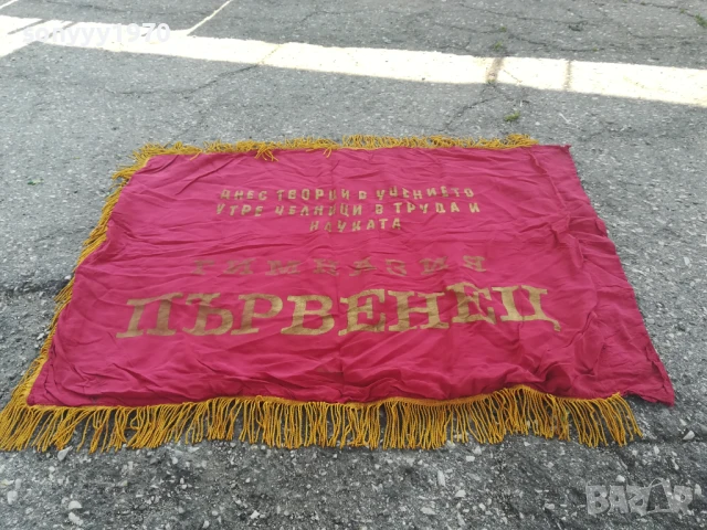 ДКМС-95Х76СМ-ЗНАМЕ ОТ СОЦА 0706251913, снимка 14 - Антикварни и старинни предмети - 50585830