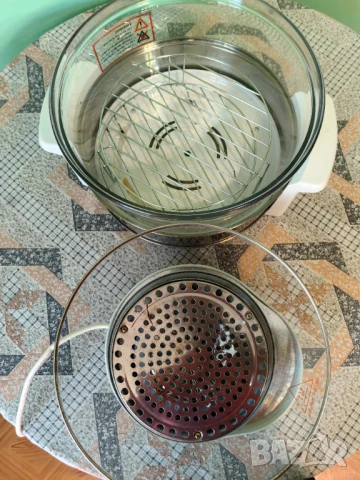 Конвекторна Фурна с вентилатор DOMO  1400W, снимка 6 - Печки, фурни - 50508190