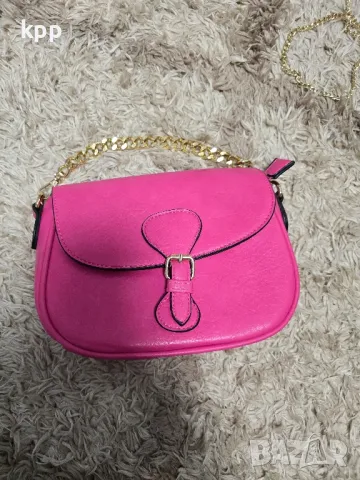 дамска розова чанта