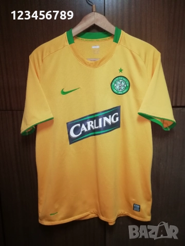 Celtic Nakamura Away 2008 2009 Nike оригинална тениска фланелка Селтик Shirt Jersey Football екип , снимка 2 - Тениски - 52666773