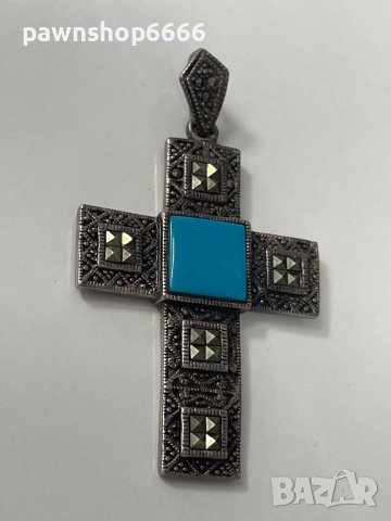 Сребърен кръст 925, снимка 5 - Колиета, медальони, синджири - 43653423