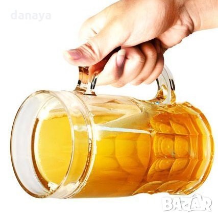 1345 Ледена халба за бира с двойни стени охлаждаща чаша за бира и ледени напитки, снимка 4 - Чаши - 27801786