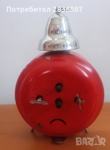 Античен съветски будилник Serkisof, снимка 3 - Други - 37889163