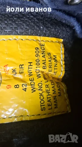 CATERPILAR-кожени шити обувки-42 номер, снимка 10 - Маратонки - 50305457