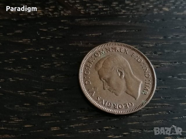 Монета - Великобритания - 1 фартинг | 1948г., снимка 4 - Нумизматика и бонистика - 27116249