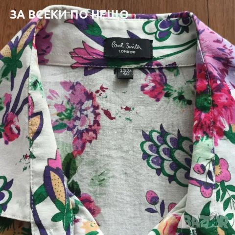 МЪЖКИ РИЗИ, ХАВАЙКИ С КЪС РЪКАВ -  PAUL SMITH LONDON, снимка 11 - Ризи - 50427503