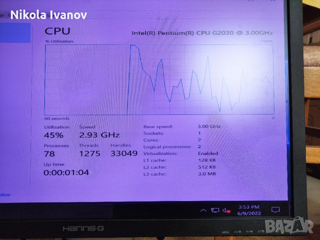 Intel Pentium G2030 Ivy Bridge 22nm socket 1155 LGA процесор за компютър , снимка 2 - Процесори - 37033727