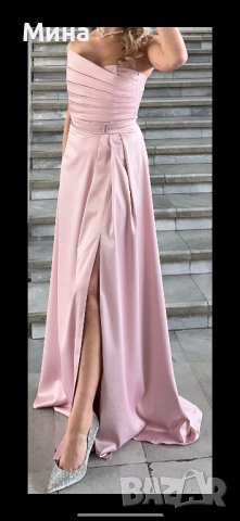  Бална рокля в бебешко розово, снимка 6 - Рокли - 39857748