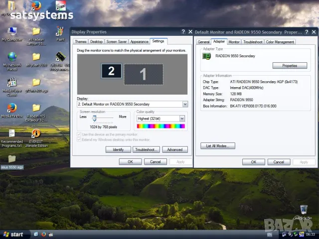 Видео карта ATi Radeon Asus A9550GE 128MB DDR 128bit AGP, снимка 13 - Видеокарти - 48096596