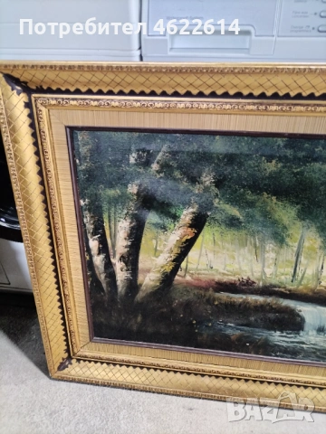 КАРТИНА МАСЛЕНИ БОИ ВЪРХУ ПЛАТНО АВТОРСКА , снимка 4 - Картини - 53117803