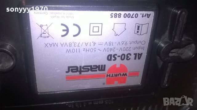 wurth master charger+wurth battery pack-внос швеицария, снимка 11 - Винтоверти - 26413843