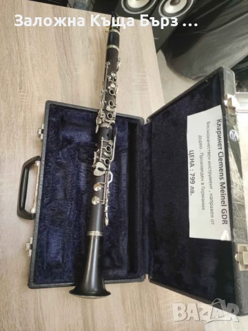 Професионален, висококачествен, дървен кларинет Clemens Meinel GDR . Произведен в Германия ., снимка 4 - Духови инструменти - 50914116