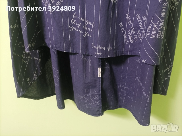 Дамска дълга риза , снимка 2 - Ризи - 52621093