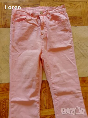 Като нови!Розови дънки тип юкейски , снимка 4 - Дънки - 49541445