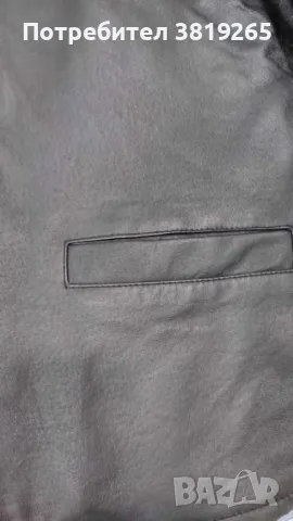 Мъжко кожено яке с права кройка.Внос от Германия, снимка 10 - Якета - 49687291