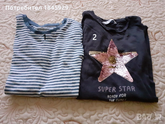 Детски блузи, гащеризон и пуловер за момичета- 3-8 години, 2-3 евро, снимка 2 - Детски якета и елеци - 35275782