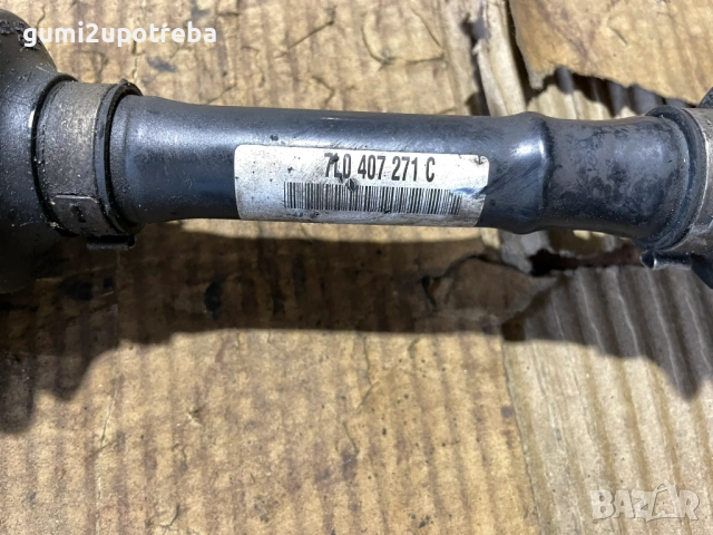 Предна Полуоска 7L0407271C Porsche Cayenne S 4.5 2005г 9PA, снимка 2 - Части - 52417731