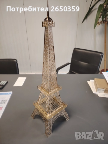 Метална фигура на Айфелова кула-60 см., снимка 4 - Декорация за дома - 52331051