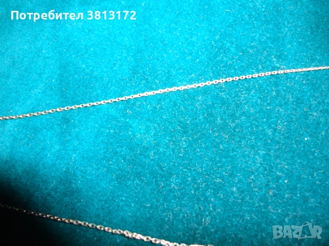 сребърен синджир, снимка 4 - Колиета, медальони, синджири - 50326059