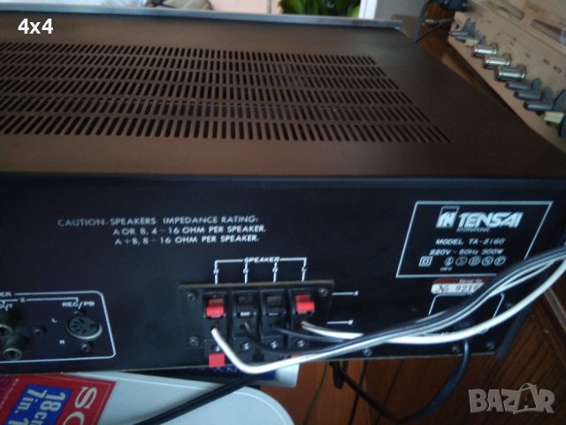 TENSAI.TA-2160.-AKAI.усилвател, снимка 6 - Ресийвъри, усилватели, смесителни пултове - 37536935