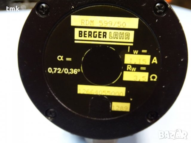 Стъпков мотор Berger Lahr RDM 599/50, снимка 4 - Електродвигатели - 32762392