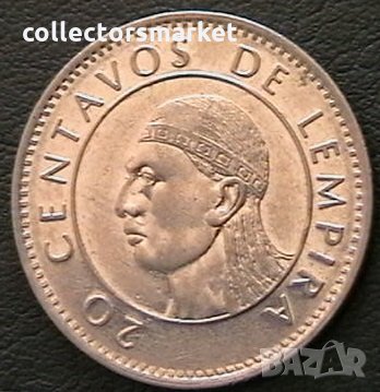 20 центаво 1991, Хондурас