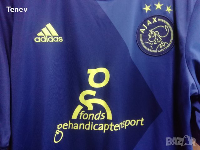 Ajax Adidas оригинален екип тениска фланелка шорти къси гащи Аякс размер L , снимка 7 - Спортни дрехи, екипи - 43425169