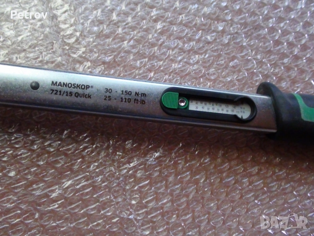 STAHLWILLE MANOSKOP 721/15 Quick - MADE IN GERMANY - 1/2" PROFI Динамометричен Ключ 30 - 150 Nm !!!!, снимка 4 - Гедорета - 51913791
