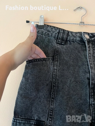 Calliope Дамски тъмно сиви дънки с джобове S размер 👖, снимка 3 - Дънки - 52856410