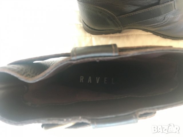 НОВИ Ravel естествена кожа боти ботуши кафяви 38 номер, снимка 5 - Дамски ботуши - 26575603