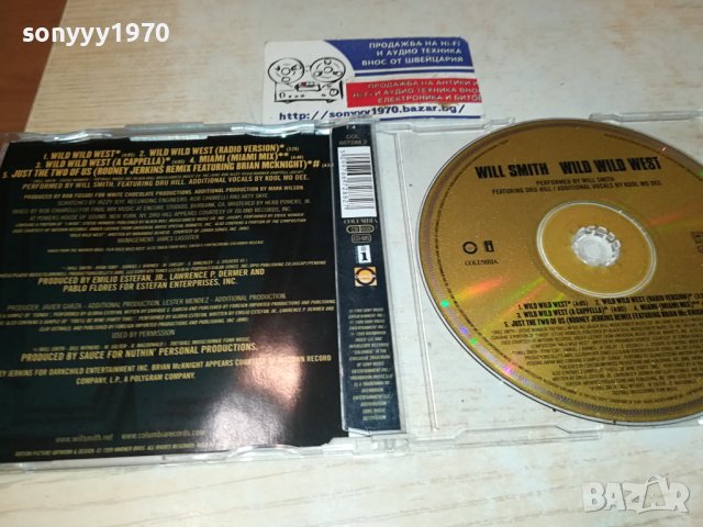 WILL SMITH-WILD WILD WEST CD ВНОС GERMANY 2212230806, снимка 6 - CD дискове - 43510835