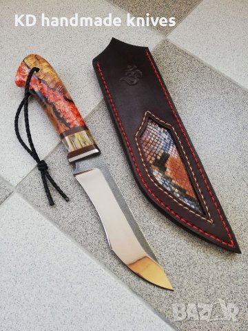 Ръчно изработен ловен нож от марка KD handmade knives ловни ножове в Ножове  в с. Костенец - ID39523881 — Bazar.bg