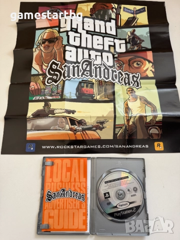 Grand Theft Auto San Andreas за PS2, снимка 3 - Игри за PlayStation - 52617468