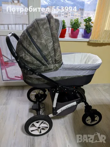 Бебешка количка Cristina 2в1, снимка 5 - Детски колички - 49737580