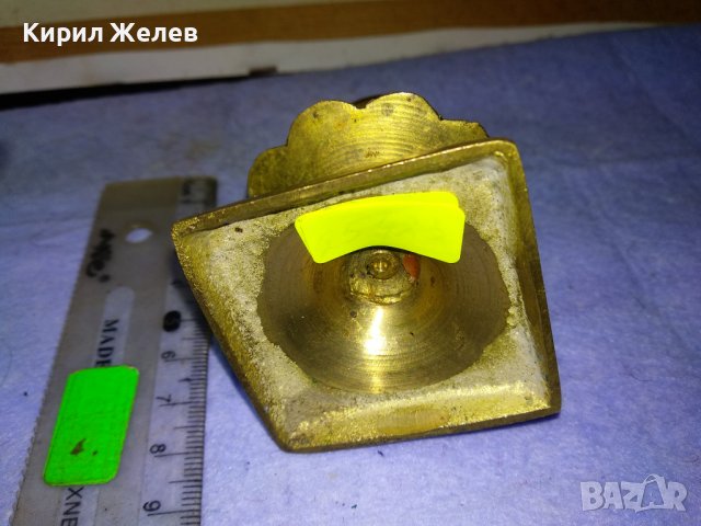 СТАР БРОНЗОВ СВЕЩНИК - ЦВЕТЕ За ДОМА ВИЛАТА РЕТРО ИНТЕРИОР КОЛЕКЦИЯ 42687, снимка 4 - Декорация за дома - 43827901