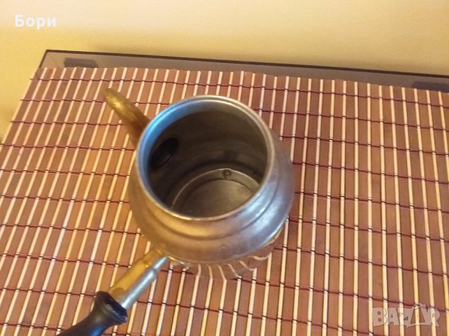 Шведско медно джезве,чайник, снимка 4 - Декорация за дома - 27430737