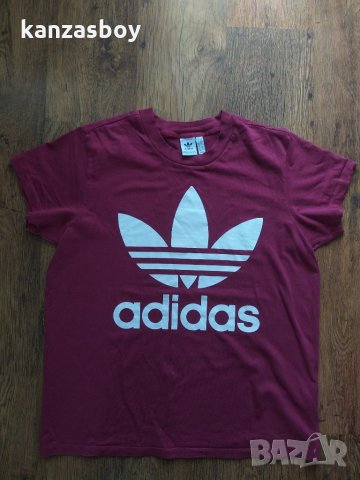 Adidas Trefoil Tee - страхотна дамска тениска, снимка 6 - Тениски - 32751327