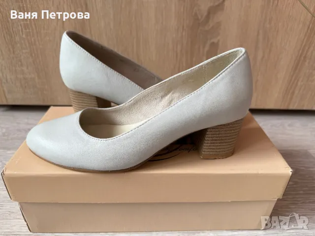 Дамски обувки SAB от естествена кожа на нисък ток, снимка 1