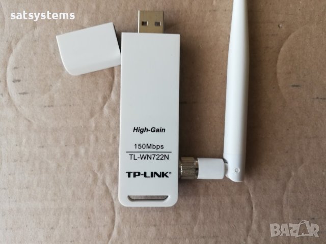 TP-LINK TL-WN722N 150Mbps High-Gain Wireless USB2.0 Adapter V1.0, снимка 10 - Мрежови адаптери - 44126907