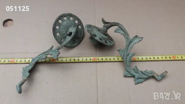 масивни бронзови свещници , снимка 9 - Антикварни и старинни предмети - 48512653