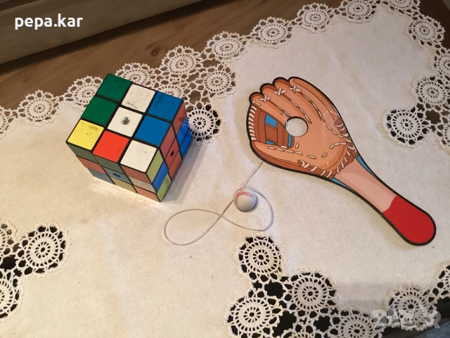 Рубик куб и Летящо топче,игра с топче на ластик