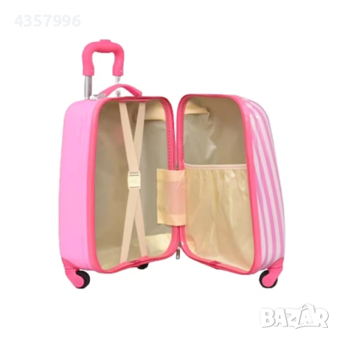 Комплект куфар и раница, За деца, Котета, Розов, снимка 6 - Кенгура и ранички - 53236330