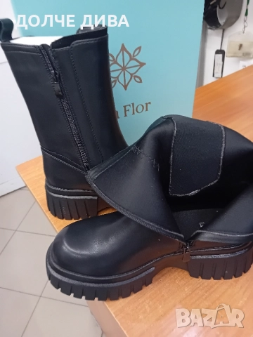 Дам.боти 233 черни , снимка 4 - Дамски боти - 51639900