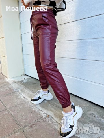 Кожен панталон в два цвята, снимка 3 - Панталони - 38067016