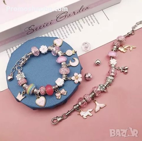 ПРОМОЦИЯ! Комплект за изработка на бижута Kruzzel, 60 части + включена кутия и подаръчна торбичка, снимка 5 - Други - 43001060