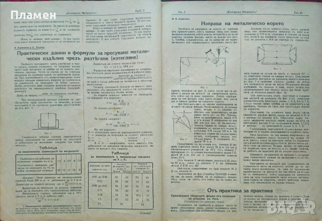 Български металистъ. Год.1: Бр. 1, 2, 3 /1937, Бр. 10 / 1940, Бр. 3, 7, 10 / 1942, снимка 11 - Антикварни и старинни предмети - 52837712